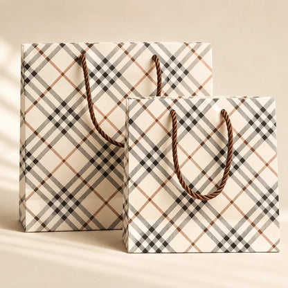 Checkered Gift Bag