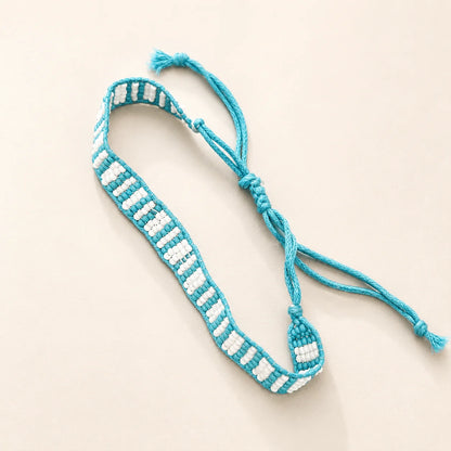 Flat Beads Bracelet - handcrafted rakhi bracelet for boys | Traditions4u