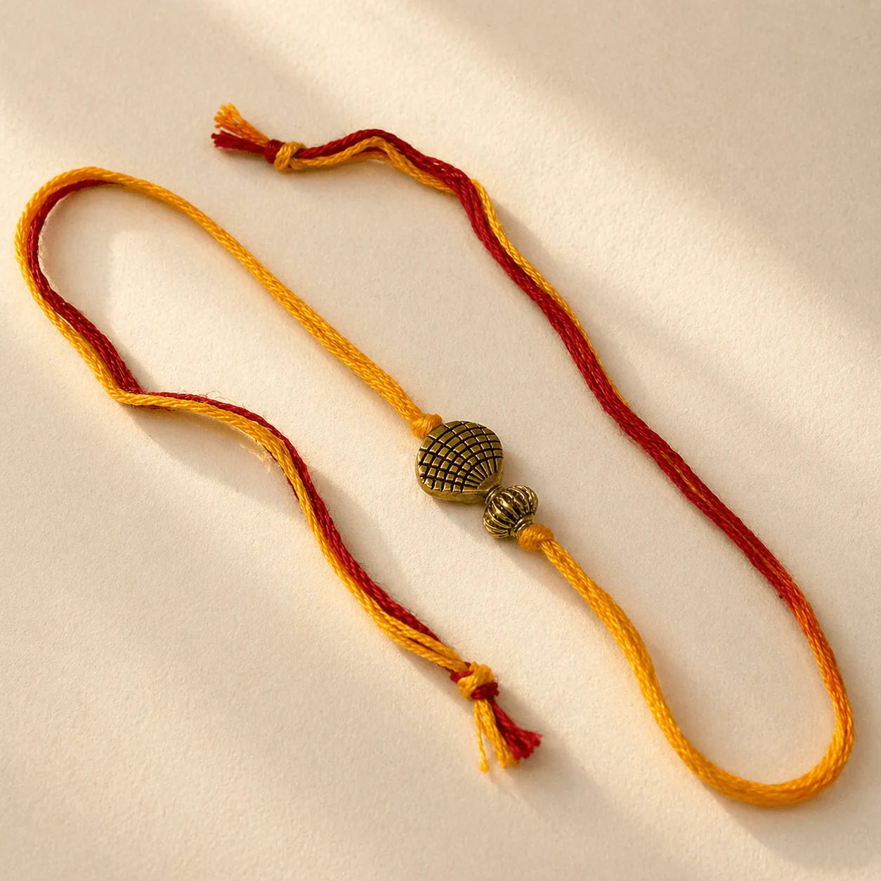 Golden Shell Sadi Rakhi