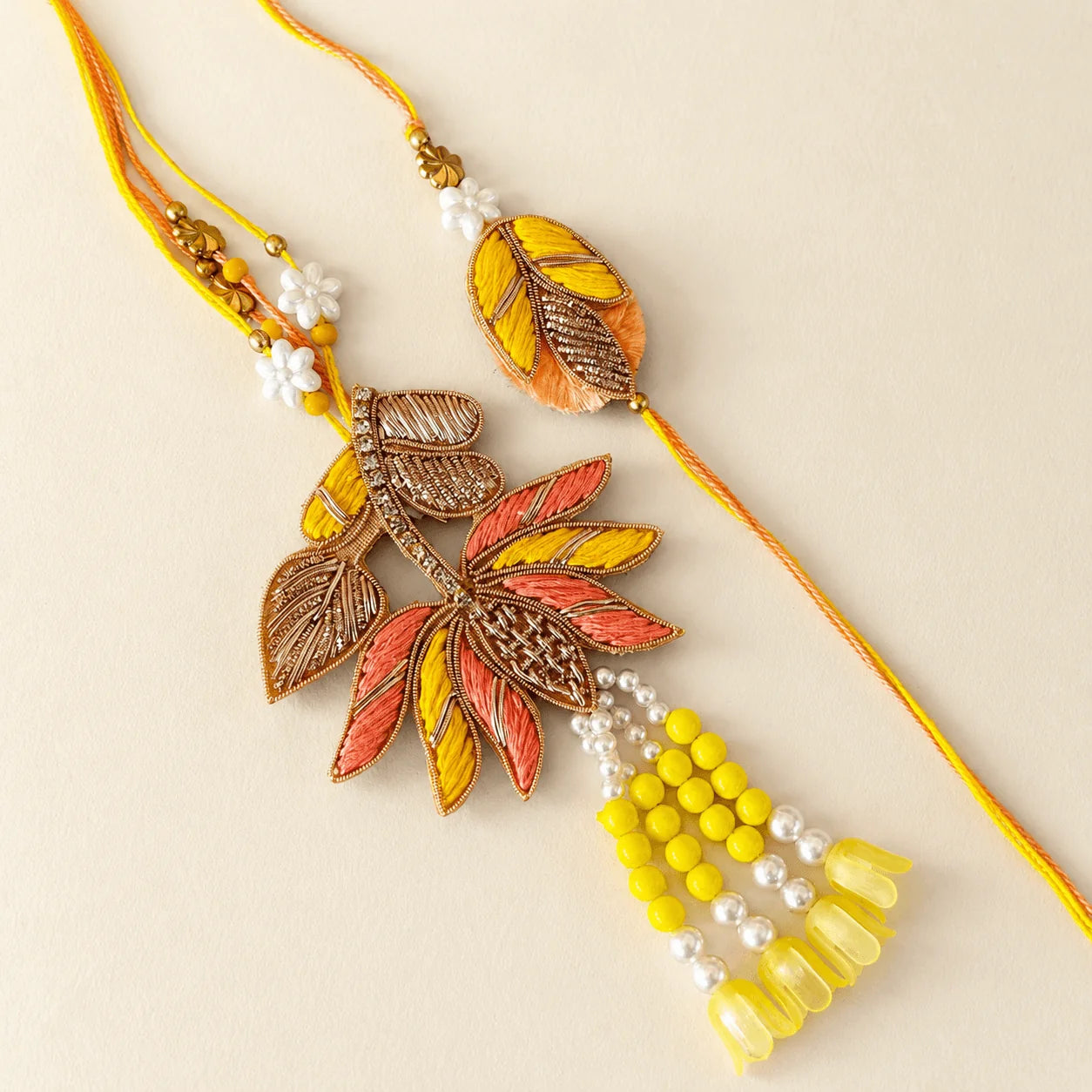 Peach Yellow Lotus Set