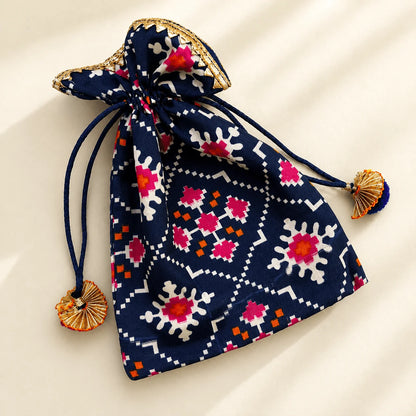 Cotton Patola Bags - Small