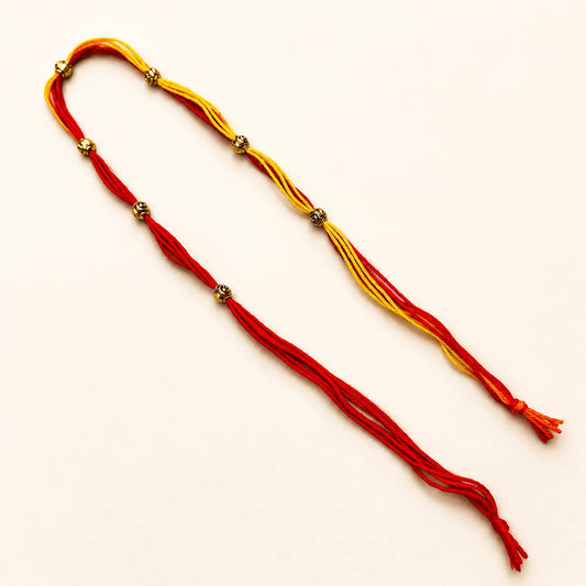 Gold Rose Sadi Rakhi