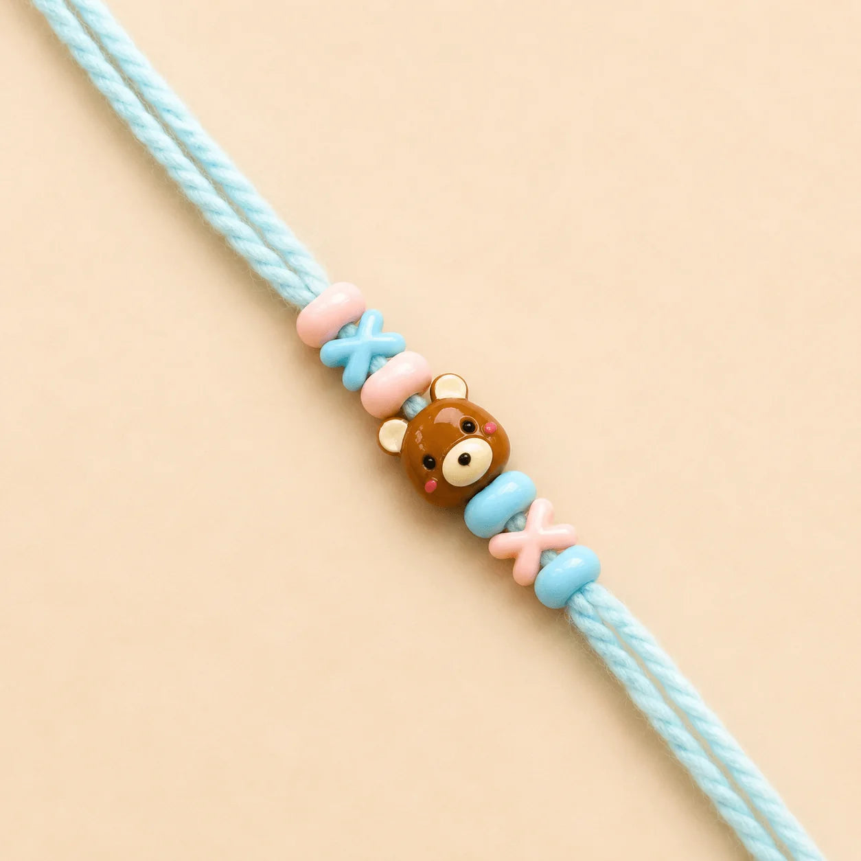 Small Metal Motif Rakhi