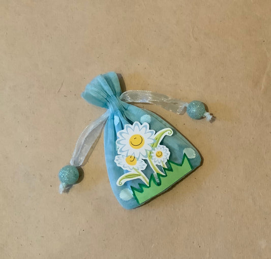 Blue tissue bags