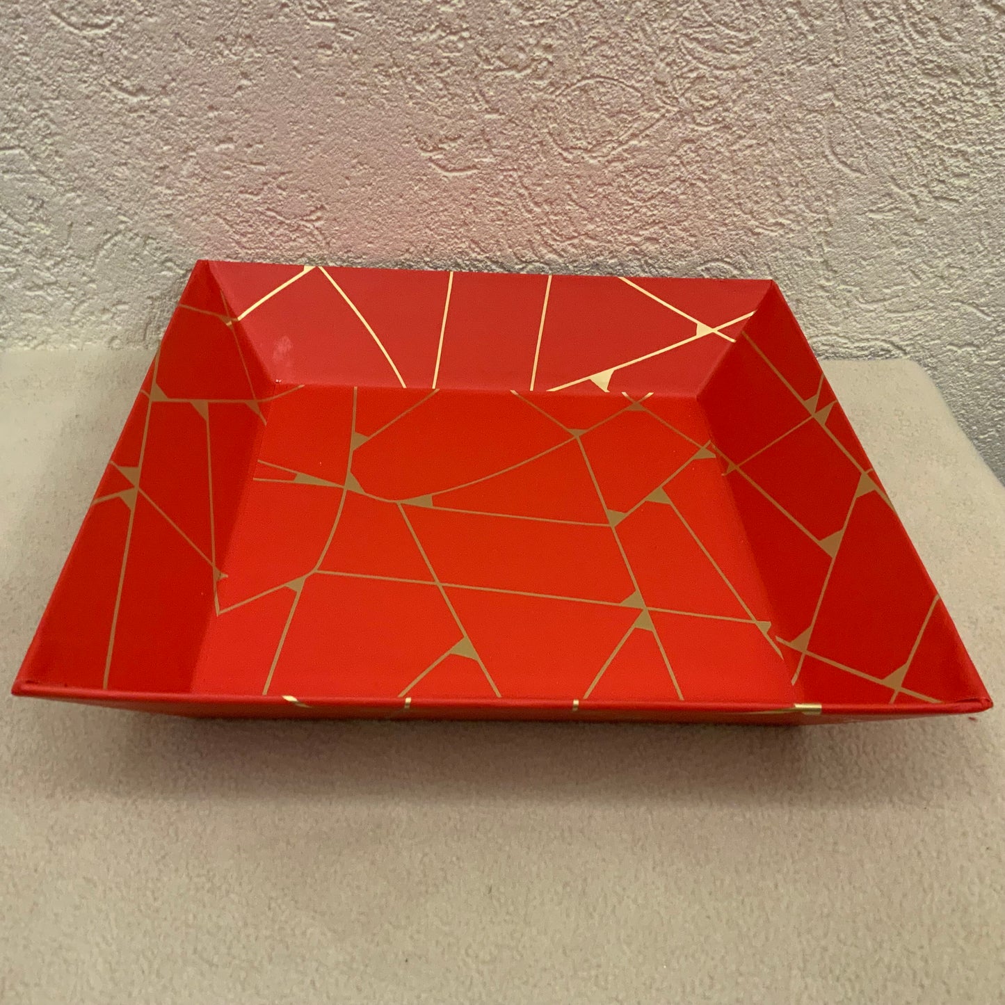 Foil Print Tray - Red