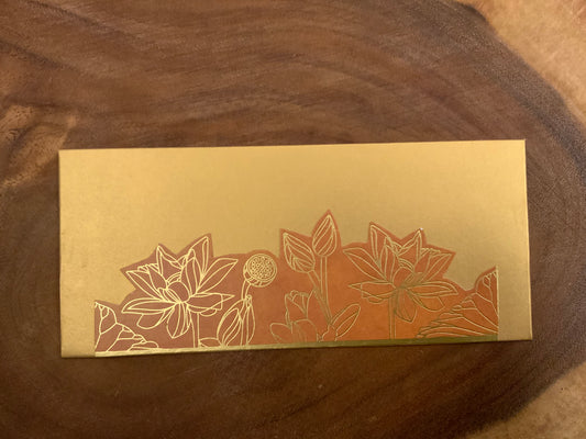 Golden Lotus Print