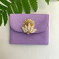 Suede with Lotus flower Envelope - Small