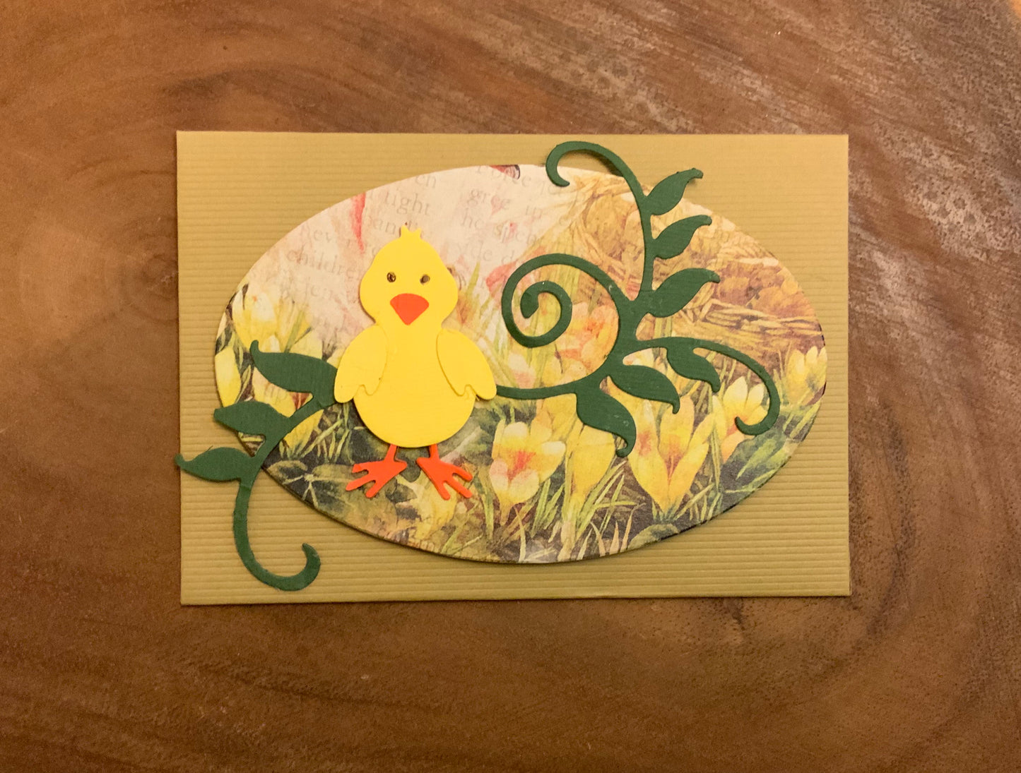 Chick & Flowers