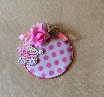 Pink polka